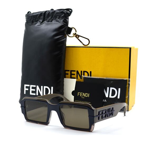 Fendi Other - NEW! FENDI FE40073U 50E BROWN BLUE MEN'S AUTHENTIC SUNGLASSES MADE IN ITALY